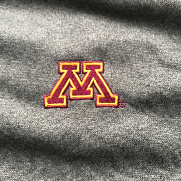 University of Minnesota Golden Gophers Campus Crew Mens Medium 1/4 Zip Sweater - Picture 2 of 3